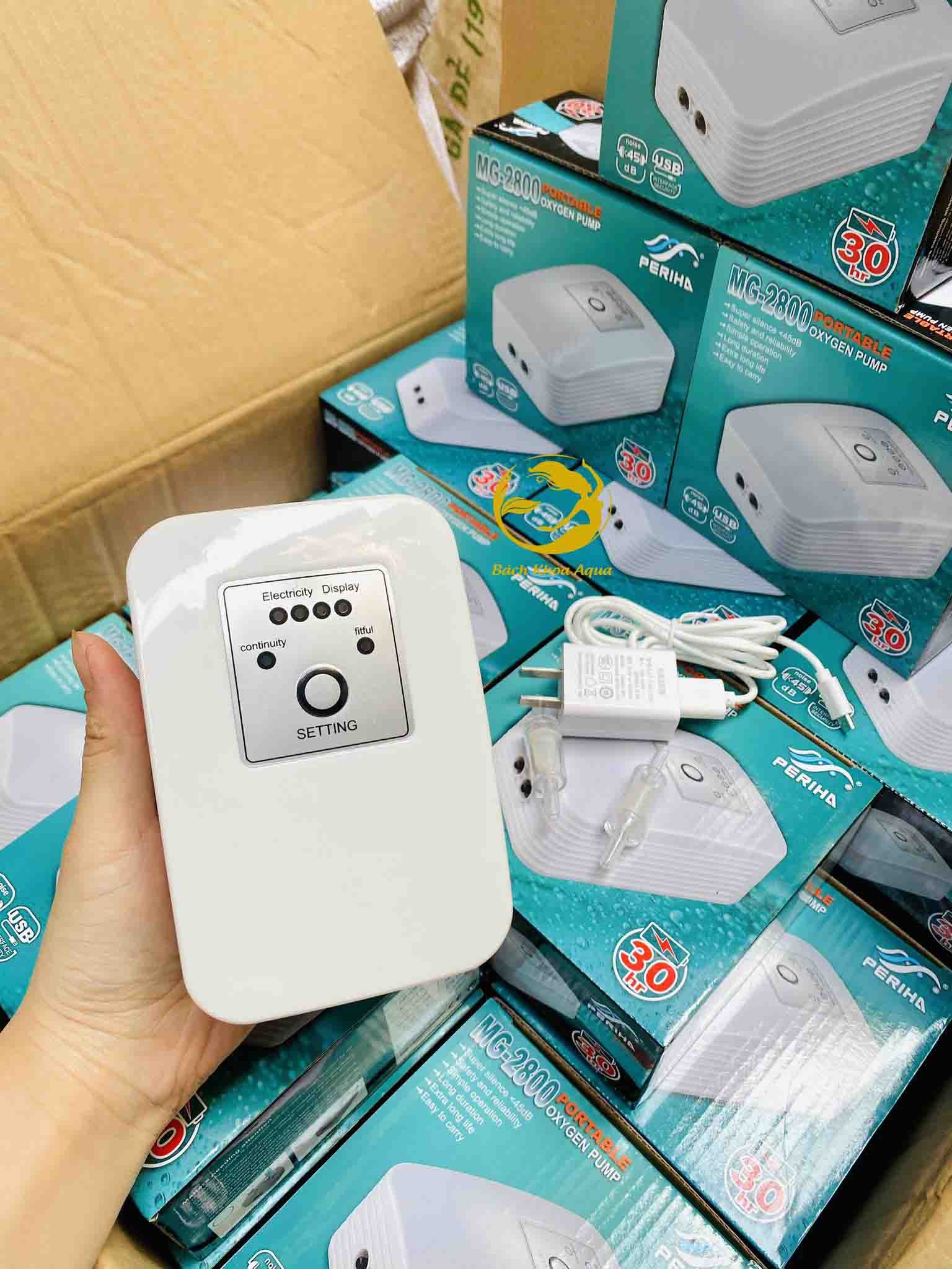 Máy sủi tích điện Periha MG-2800 (2 vòi)